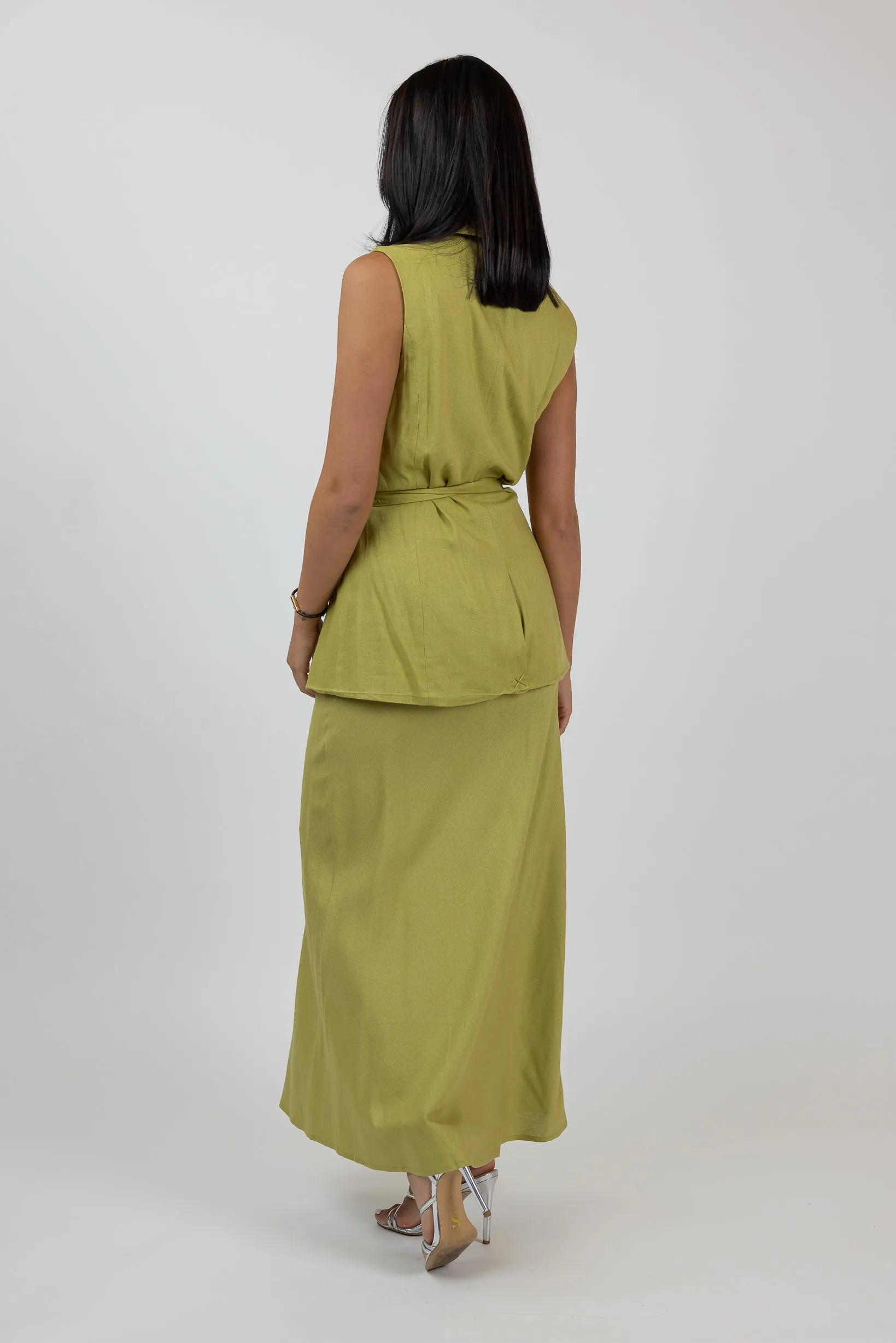 Charlotte Linen Skirt