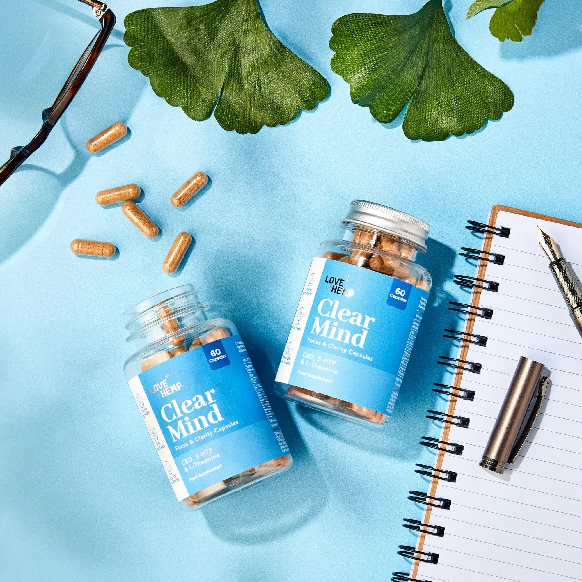 Clear Mind Capsules - Brain Support | 60 Capsules