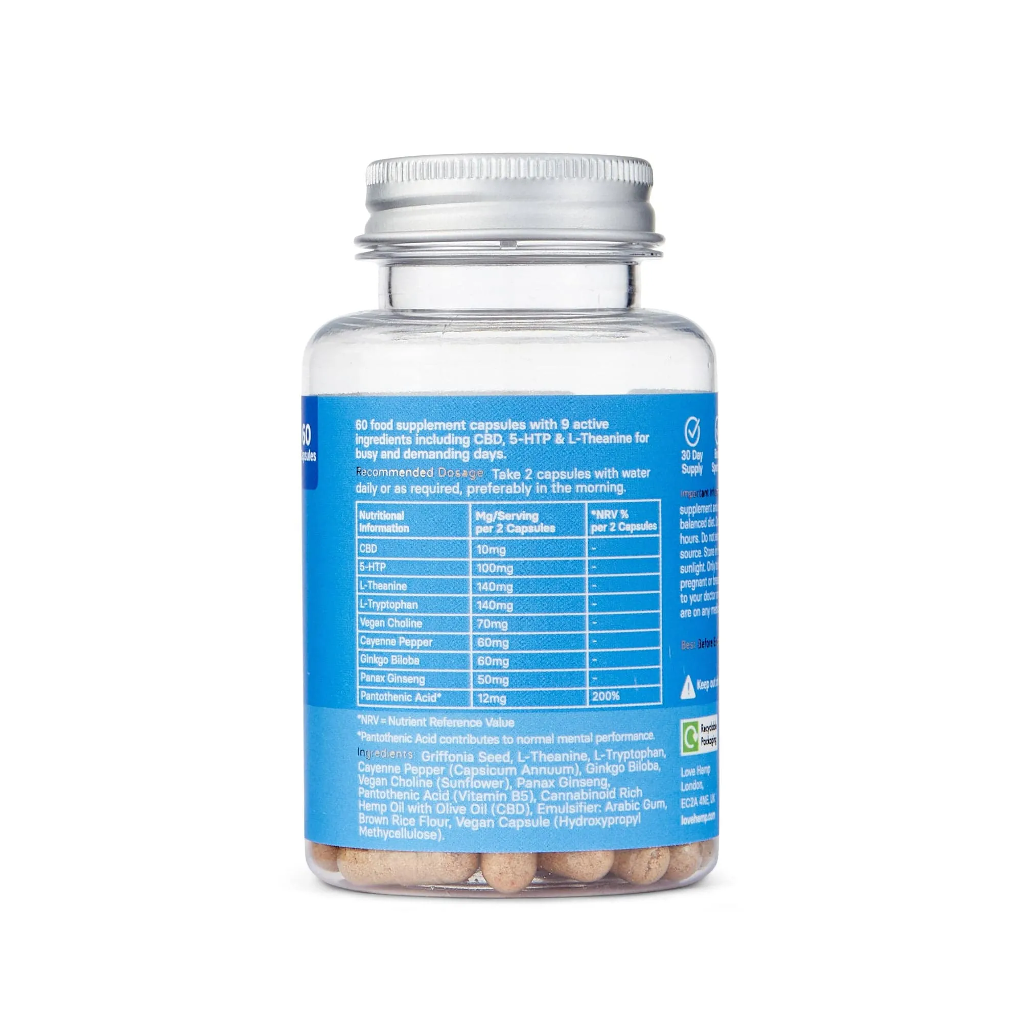 Clear Mind Capsules - Brain Support | 60 Capsules