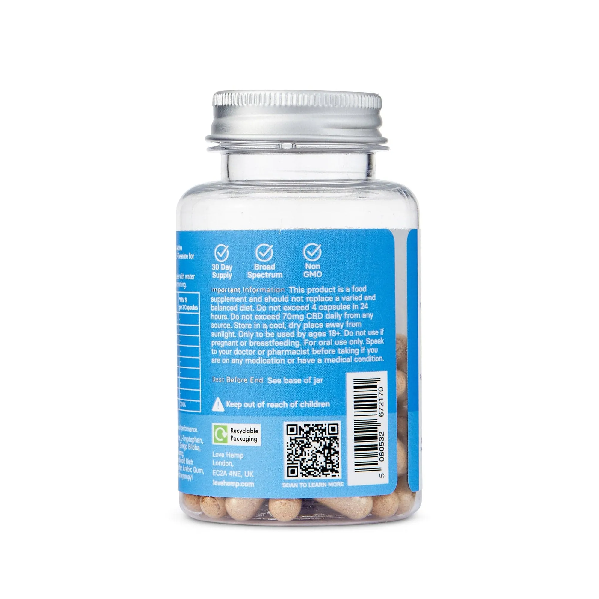 Clear Mind Capsules - Brain Support | 60 Capsules