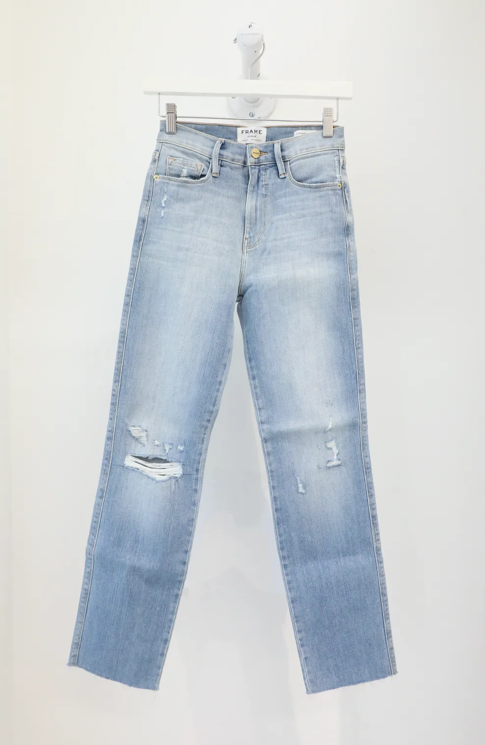 Frame Denim - Le Sylvie Raw Edge Jeans in Overdrive