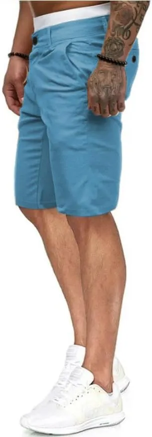 HUNGSON Men's Casual Shorts Lightweight Golf Shorts with 4 Pockets Stretch Quick Dry Comfy Work Shorts