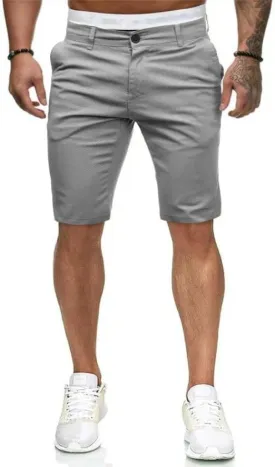 HUNGSON Men's Casual Shorts Lightweight Golf Shorts with 4 Pockets Stretch Quick Dry Comfy Work Shorts