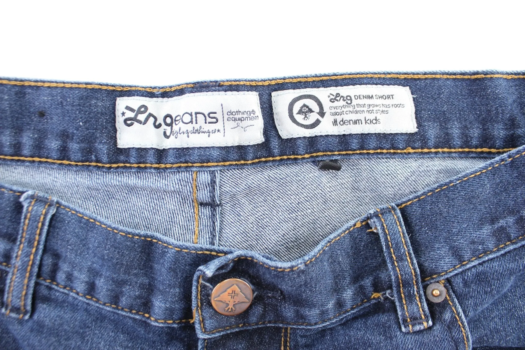 LN Jeans Dark Navy Denim Shorts