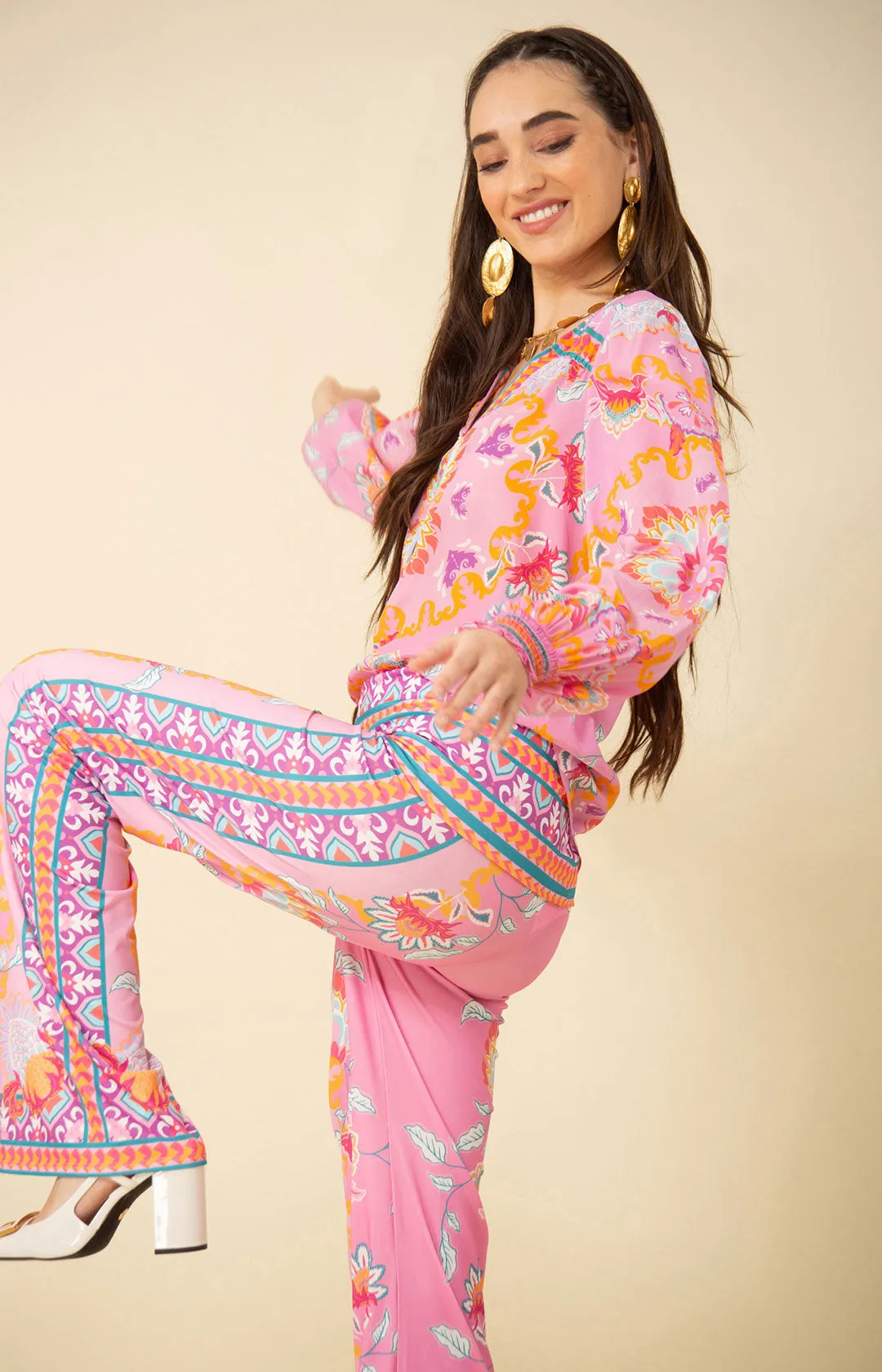 Madelyn Jersey Foldover Pants