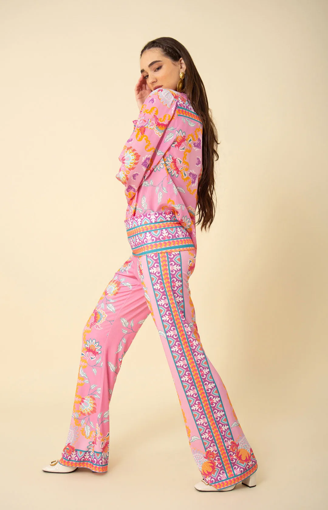 Madelyn Jersey Foldover Pants