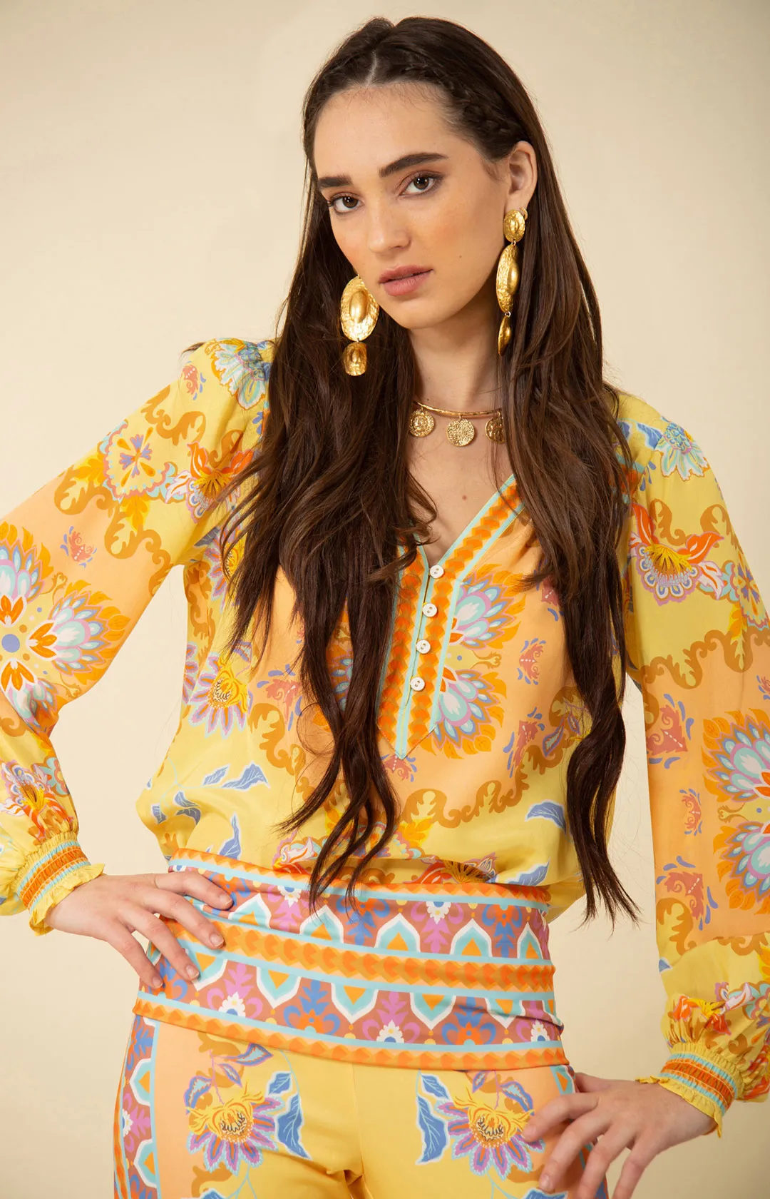 Madelyn Jersey Foldover Pants