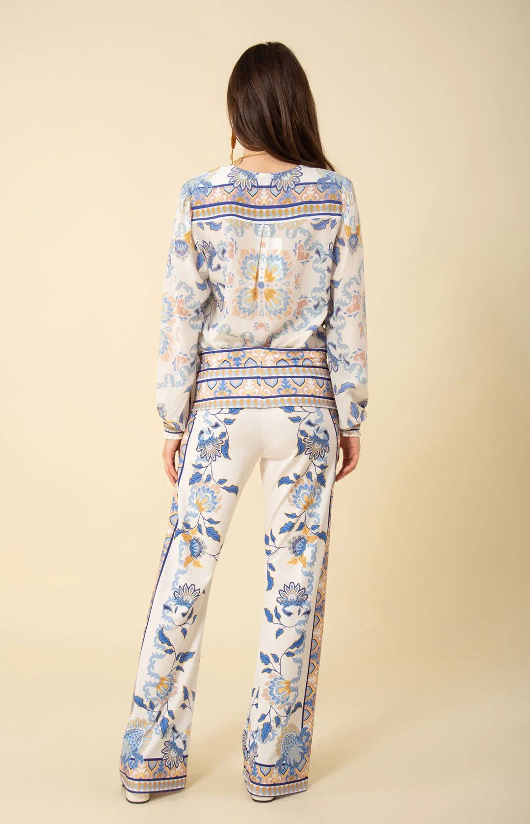 Madelyn Jersey Foldover Pants