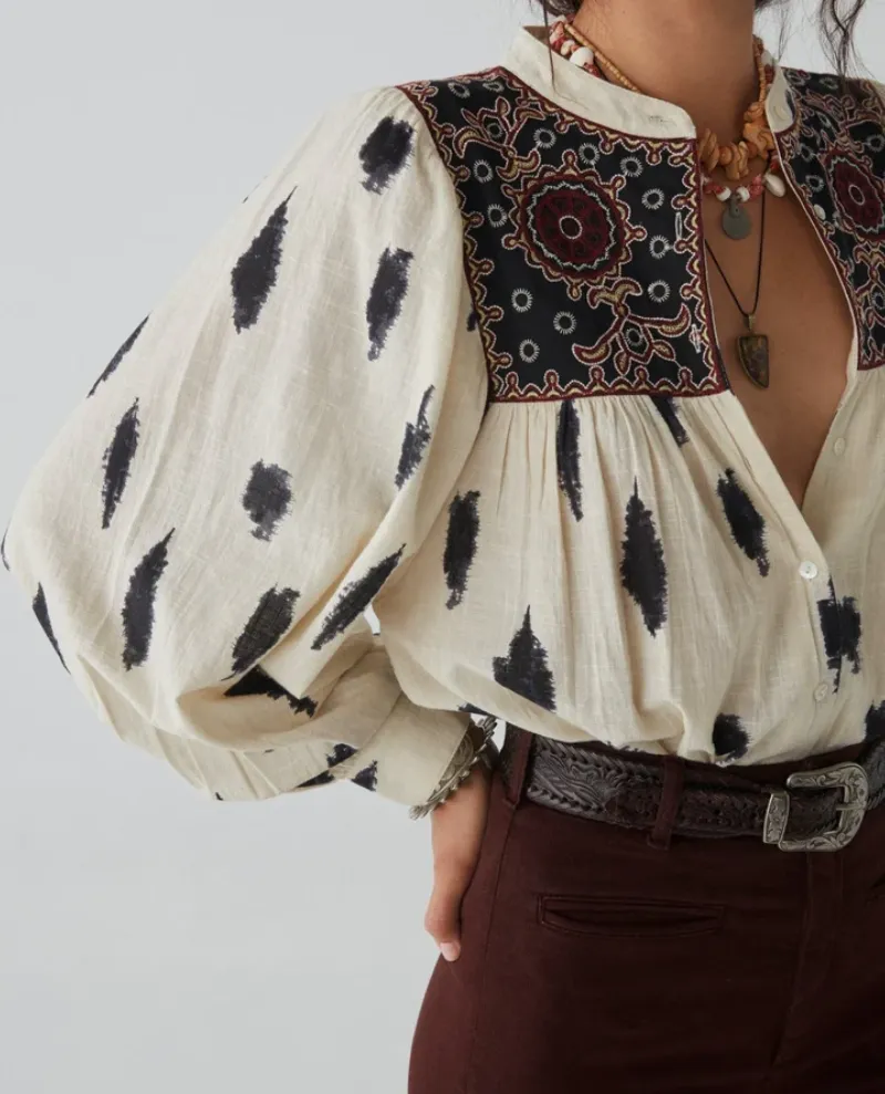 Maison Hotel Macarena Ivory Blouse
