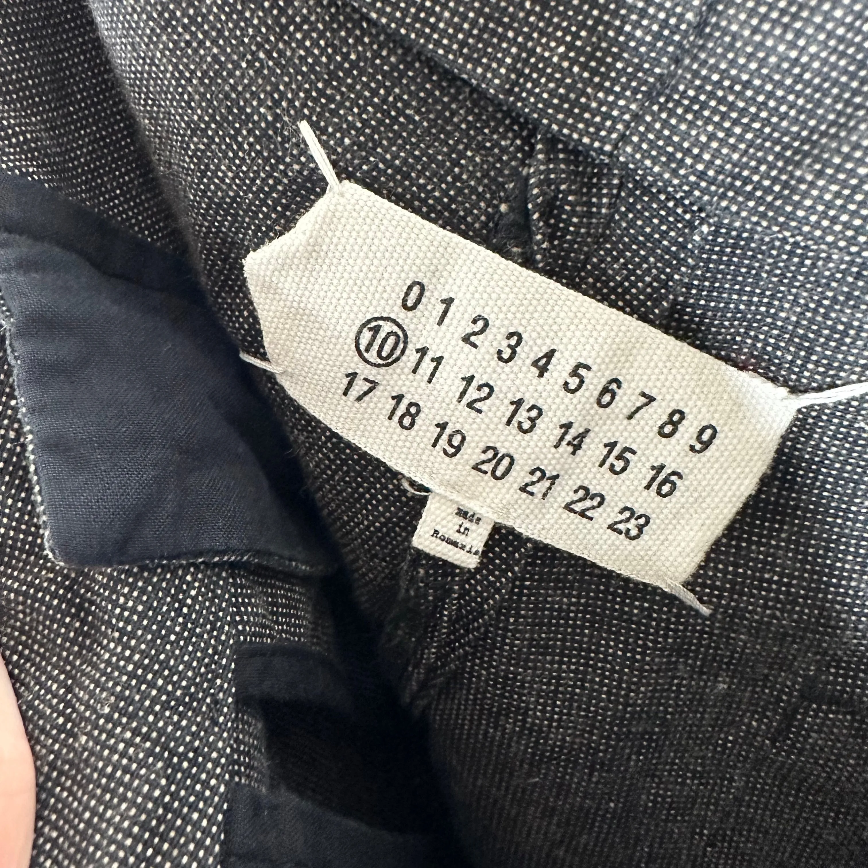 Margiela Low Waisted Gray Trousers