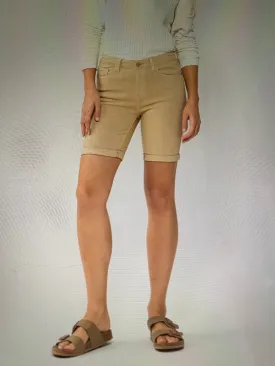 Midrise Cuffed Bermuda Shorts