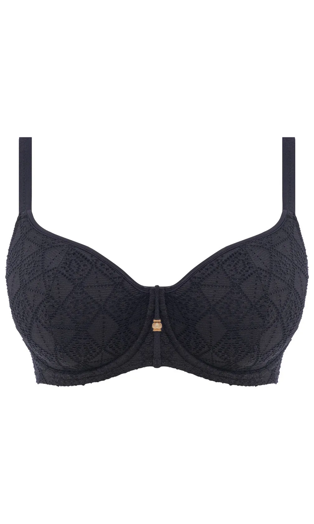 Nomad Nights Black UW Sweetheart Bikini Top, Special Order D Cup to HH Cup