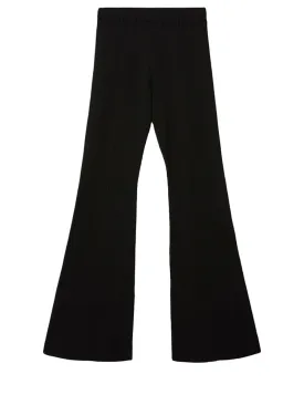 Rib Tight Flare Pants