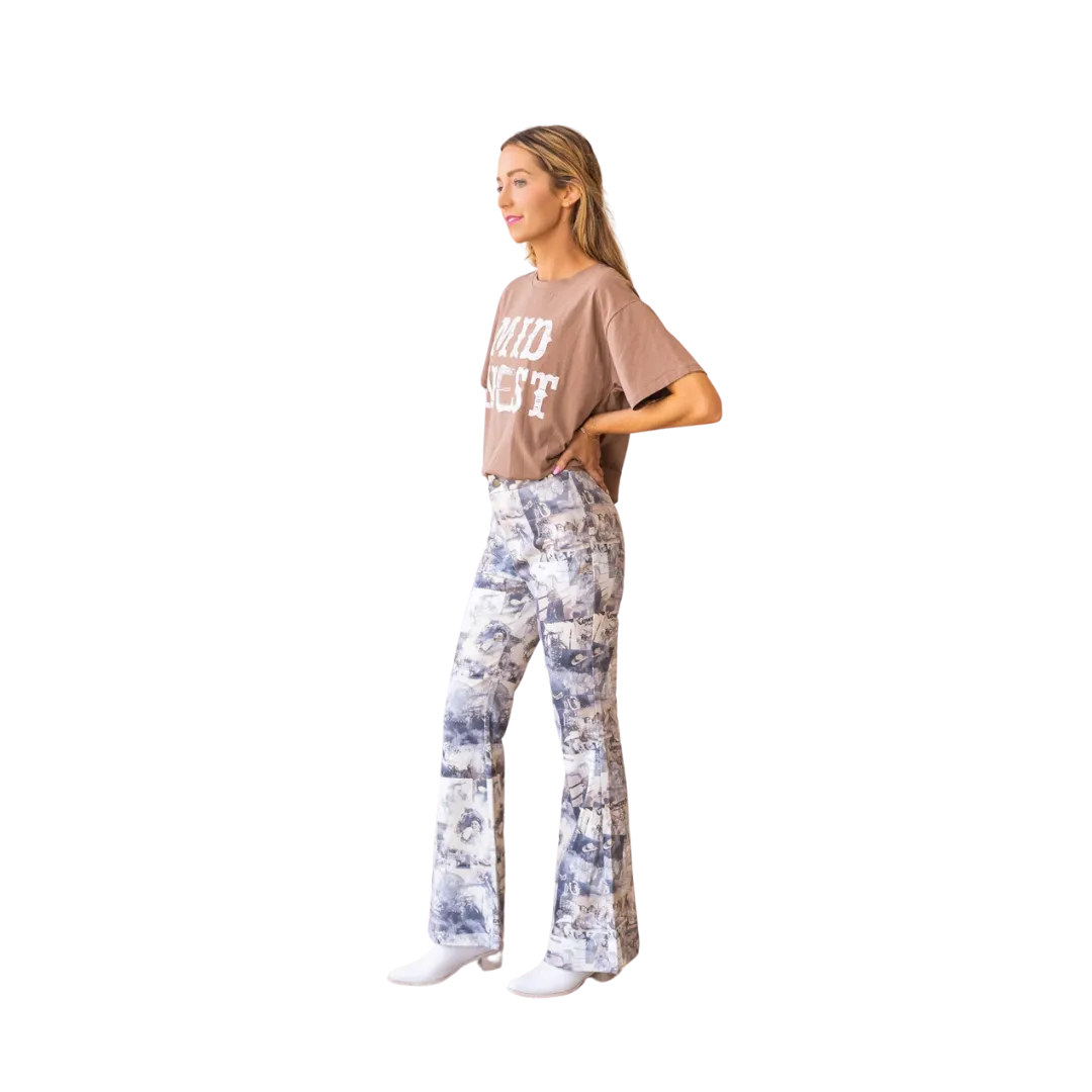 Southern Grace Women's Bronco Belle Flare Leg Pants