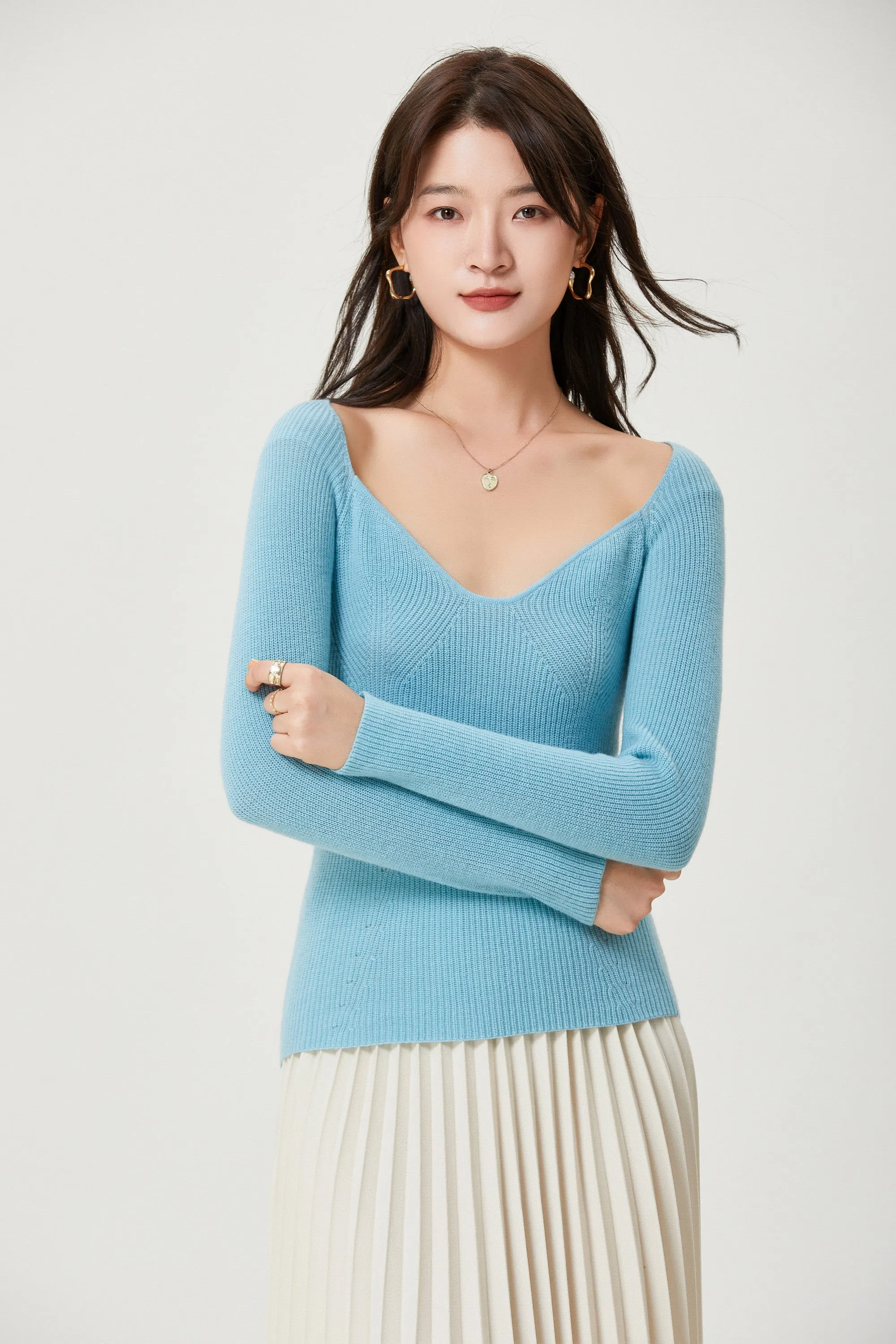 Sylphide | Romilda Wave Wool Sweater