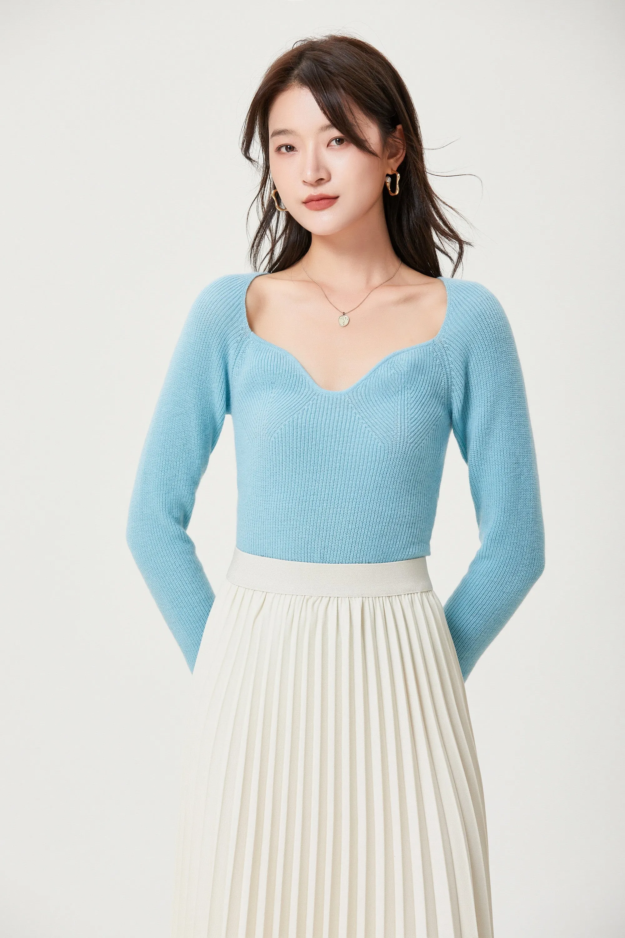 Sylphide | Romilda Wave Wool Sweater