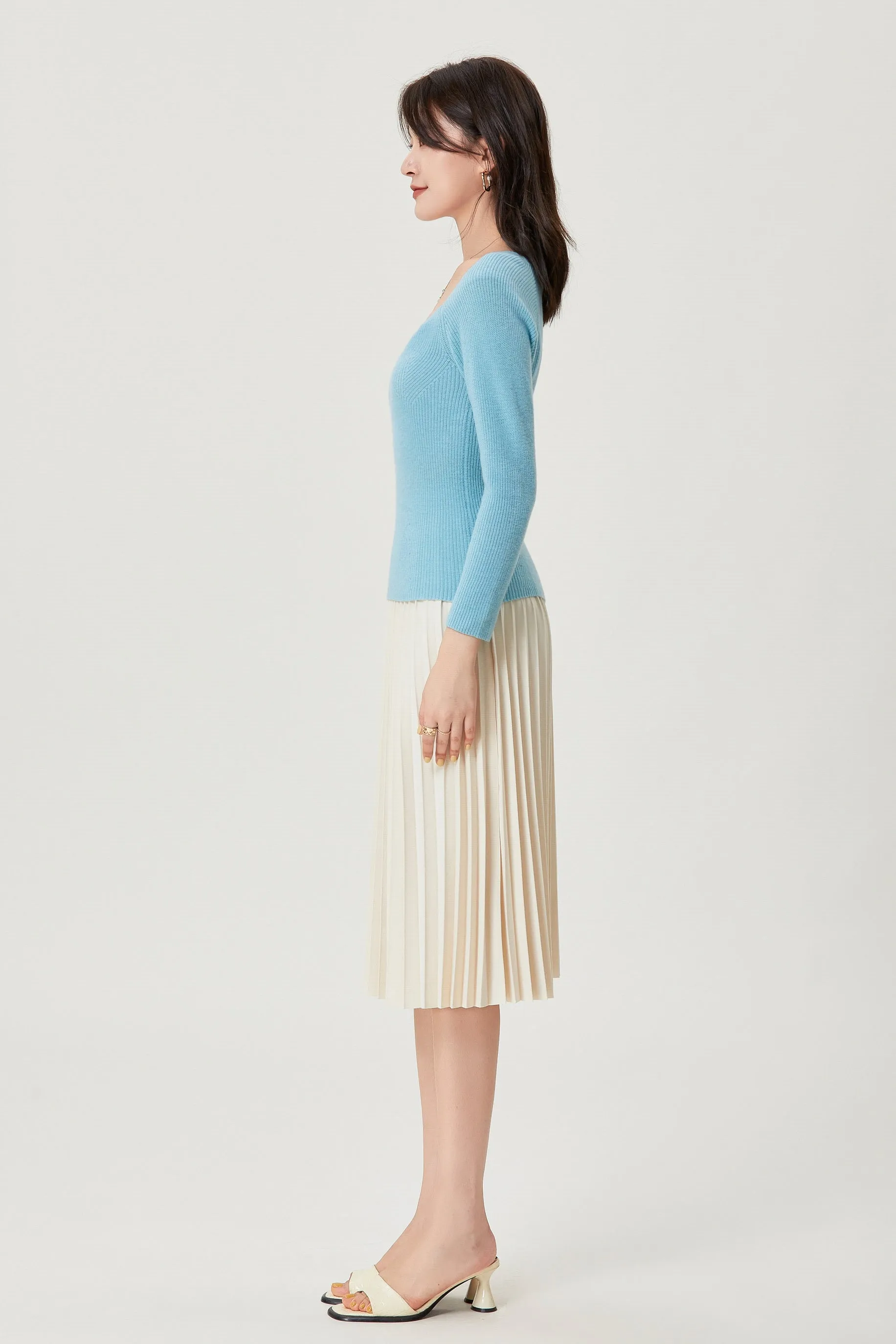 Sylphide | Romilda Wave Wool Sweater