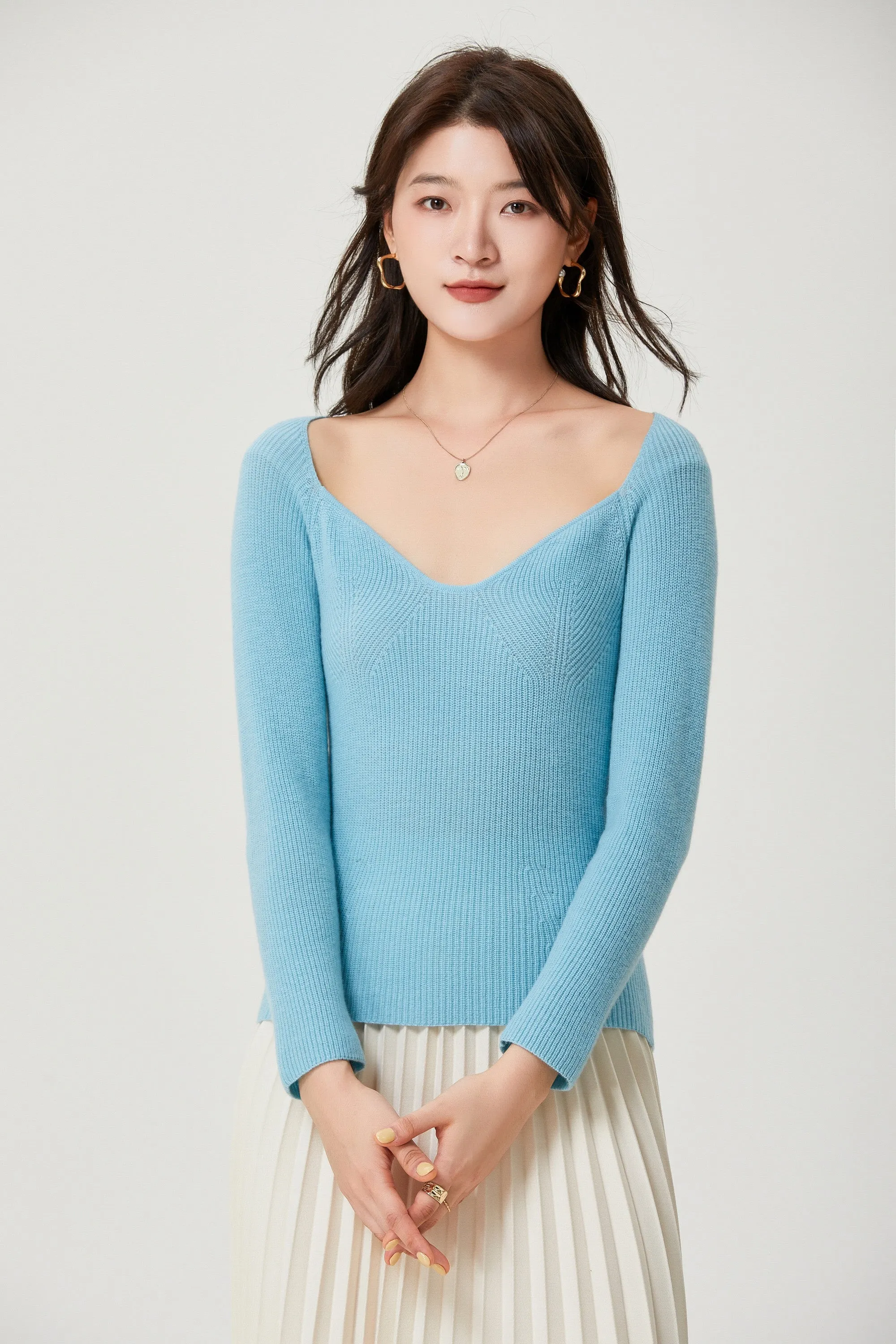 Sylphide | Romilda Wave Wool Sweater