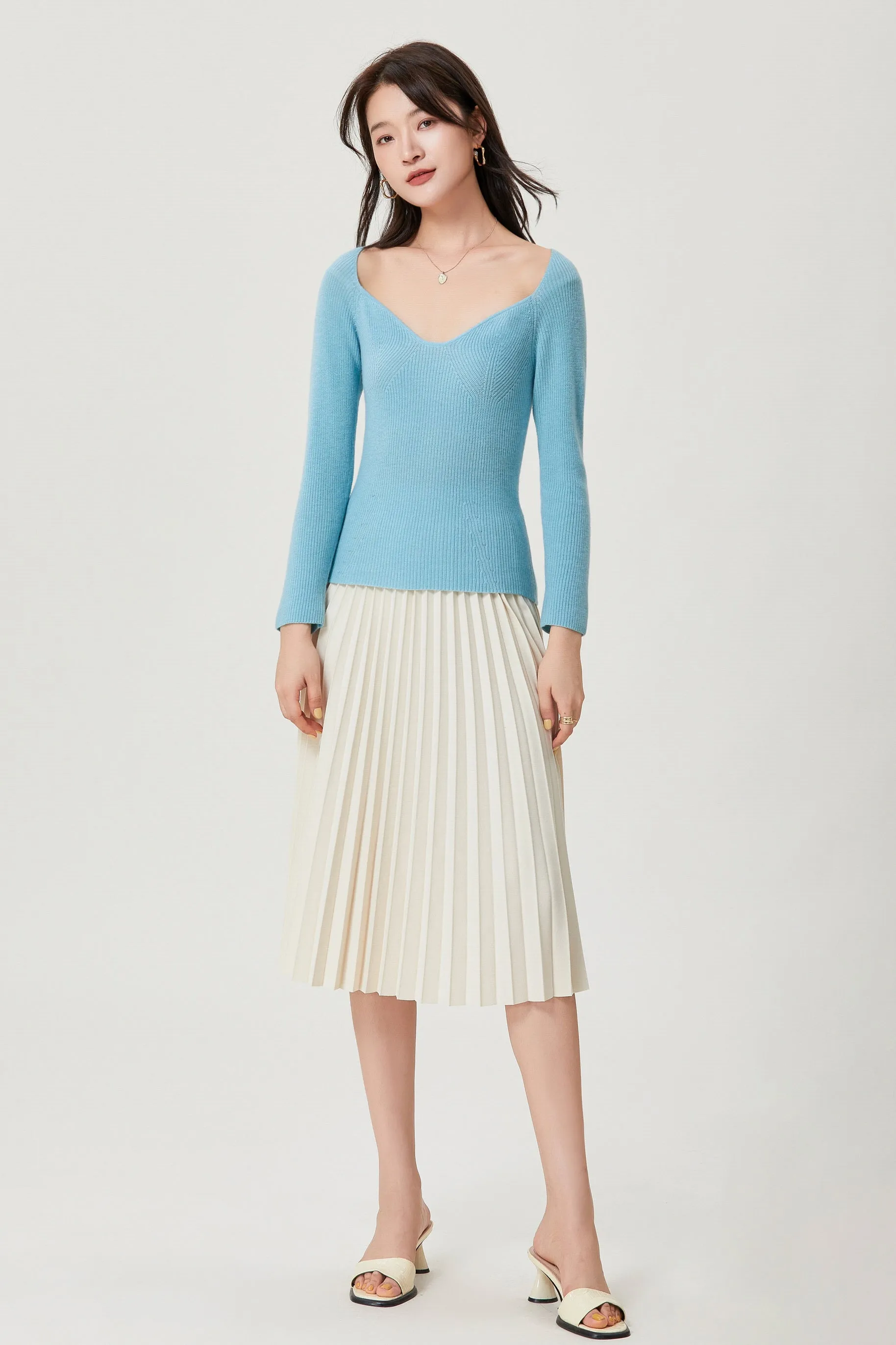 Sylphide | Romilda Wave Wool Sweater