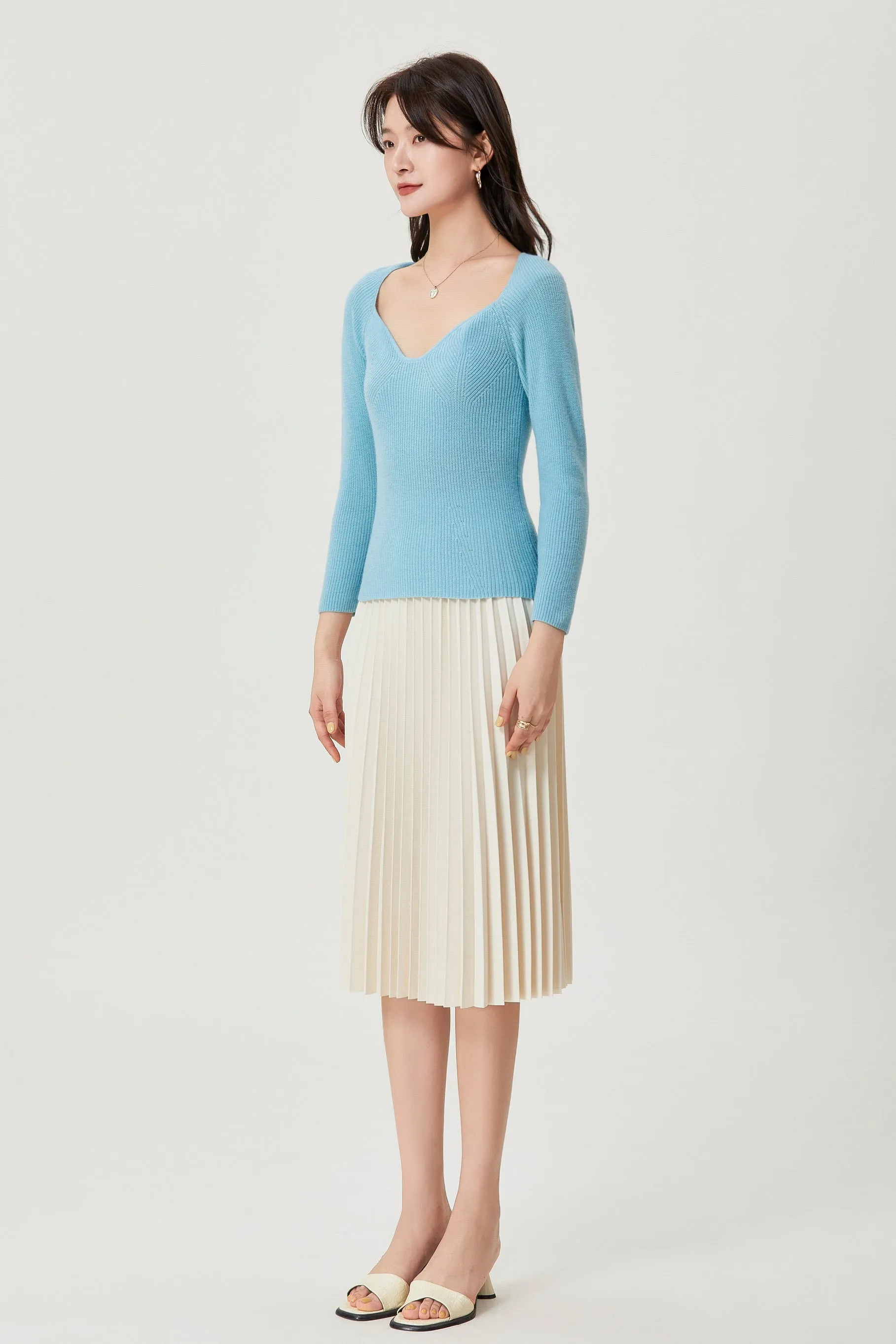 Sylphide | Romilda Wave Wool Sweater