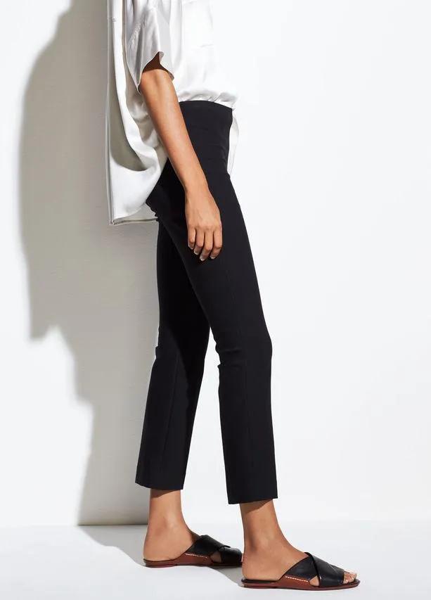 VINCE - Crop Flare in Black