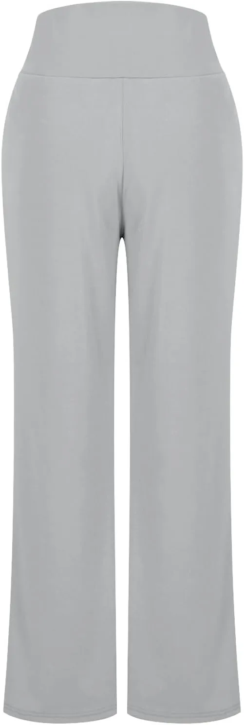 Women's Sweatpant Elastic High Waist Wide Leg Pants Plus Size Loose Comfy Joggers Pant Gym Sport Casual Trouser