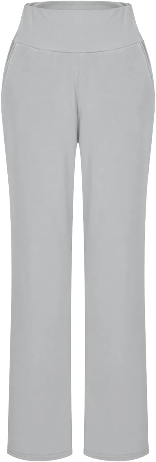 Women's Sweatpant Elastic High Waist Wide Leg Pants Plus Size Loose Comfy Joggers Pant Gym Sport Casual Trouser